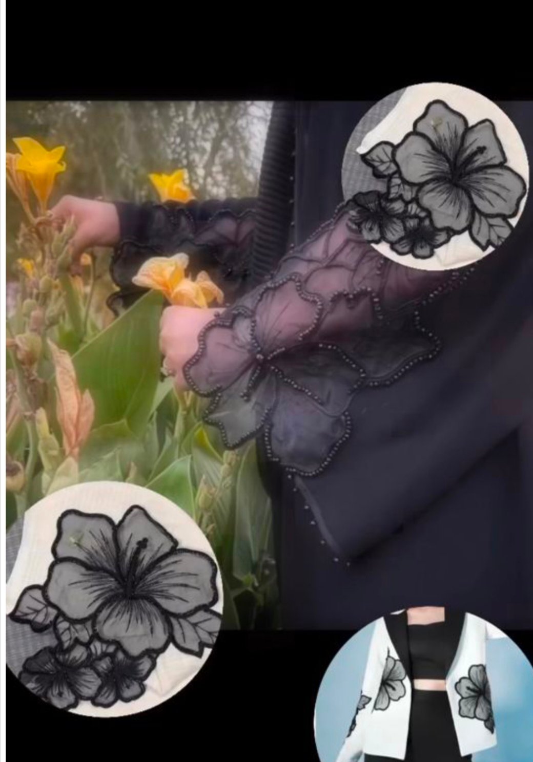Turkish cut Dana heavy and big organza patch for wedding dress.party wear dresses 