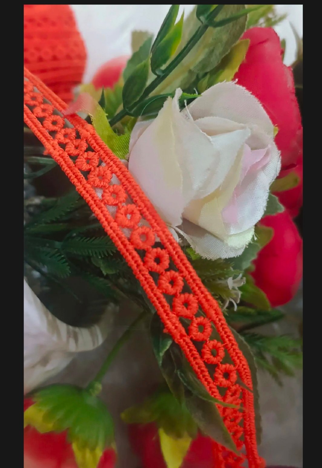 Milky joint lace primum quality 2 yards price 